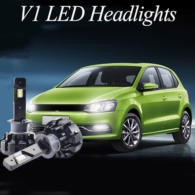 

1Pair Car Headlight Bulb 12v 80w Automobile Fog Lighting Spotlight H1 H3 H11 9006HB4 H7 H4 LED auxiliary lights Car Head lamp