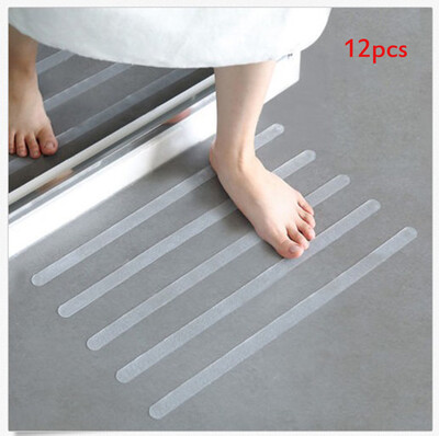 

Siaonvr 12PCS Anti Slip Bath Grip Stickers Non Slip Shower Strips Flooring Safety Tape