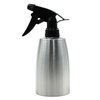 

400ml Stainless Steel Watering Can Flower Plant Mist Spray Bottle Garden Kettle