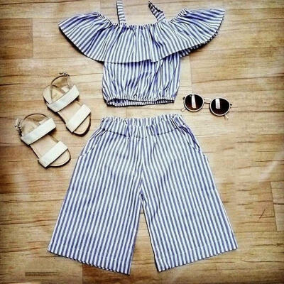 

2pcs Toddler Kids Baby Girls Outfit T-shirt TopsLong Pants Leggings Clothes Set