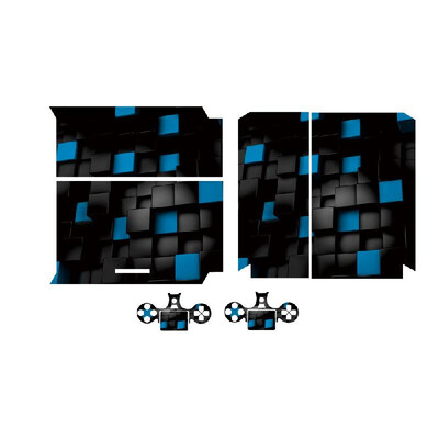 

Stylish Full Body Decal Skin Sticker Cover for PS4 Playstation Console&2 Controllers Style 1