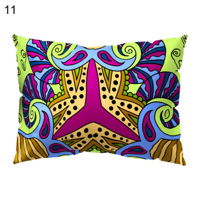 

Colorful Irregular Printed Throw Pillow Case Cushion Cover Sofa Bed Home Decor