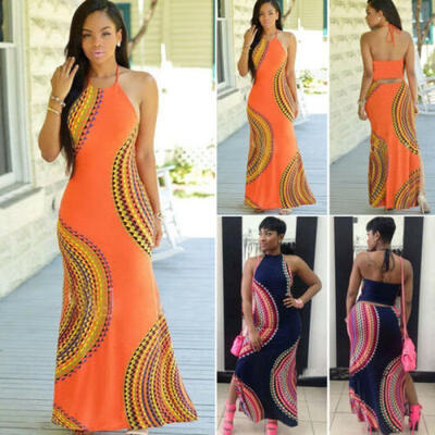 

Women Boho Long Maxi Dress Loose Plus Size Beach Holiday Casual Summer Sundress