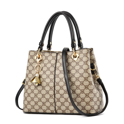 

Female bag fashion middle-aged mother bag single shoulder slant handbag Korean version of large bag