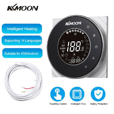 

KKmoon Digital Underfloor Heating Thermostat for Electric Heating System Floor & Air Sensor with WiFi Connection & Voice Control E