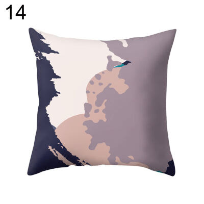 

Abstract Color Block Pillow Case Cushion Cover Sofa Bedroom Car Cafe Decoration