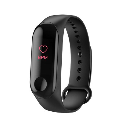 

M3plus smart bracelet M3 smart bracelet color screen bracelet heart rate sports step waterproof bracelet manufacturers Dark blue -