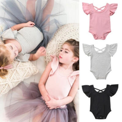 

New fashion Toddler Infant Baby Girls Romper Bodysuit Jumpsuit Sun suit Outfits Clothes