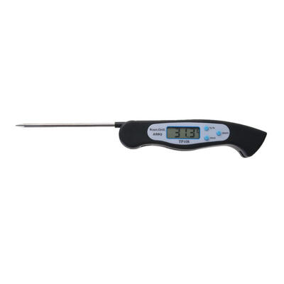 

Digital Instant Read Thermometer w Folding Probe for Food Cooking Meat BBQ