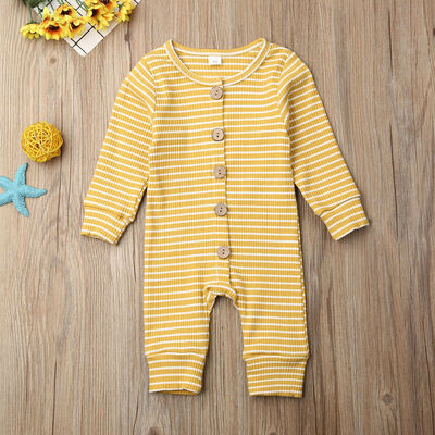 

Newborn Baby Kids Boy Girl Clothes Long Sleeve Romper Jumpsuit One-Piece Outfits