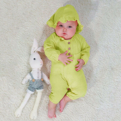 

Cute Newborn Infant Baby Girl Boy Clothes Long Sleeve Romper Jumpsuit Outfits