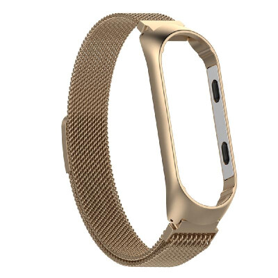 

Metal Strap For Xiaomi Mi Band 3 Mi Smart Bracelet Screwless Wristbands Replace Wrist Strap