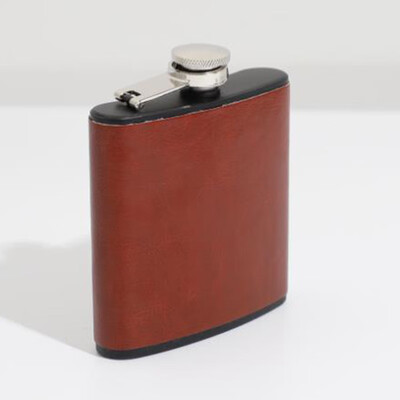 

Stainless Steel Hip Liquor Whiskey Alcohol Flask Cap 6 Ounce Pocket Wine Bottle