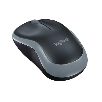 

Logitech M185 Wireless Wifi Mouse Ergonomic Silent Mobile Computer Mouse with 24G Receiver Grey