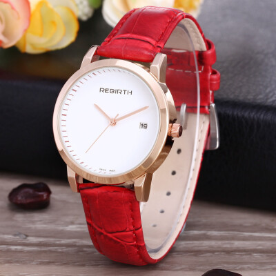 

Watch fashion REBIRTH Li Po Fu high quality movement female watch fashion watch belt table calendar ladies table