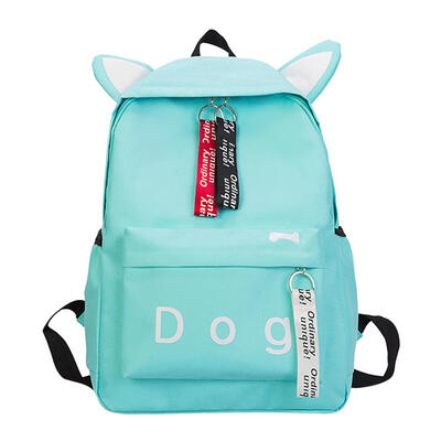

Cute Women Girls Cat Ears Backpack Big Capacity Travel Shoulder Schoolbags