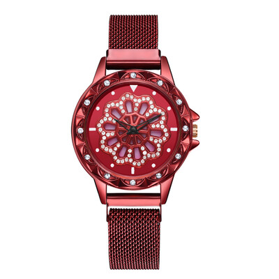 

Fashion magnet buckle quartz watch wholesale temperament ladies watch when to run watch female watch