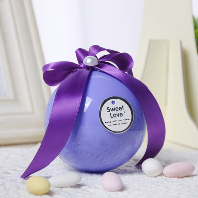 

FUNNYBUNNY Color Plastic Fillable Ball Ornaments party Favor Candy Crafts Sphere Decor
