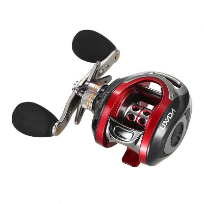 

101BB Ball Bearings Left Hand Bait Casting Fishing Reel 631 Red Tool Pro PT78