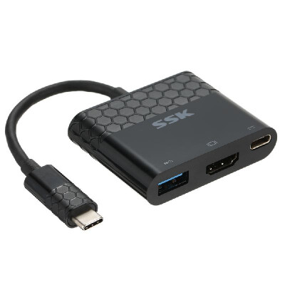 

Mulifunction Type-C To C HDMI USB30 Adapter 4 in 1 Male To Female HUB Converter with PD for Notebook Laptop Computer MacBook