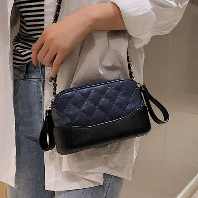 

New small bag texture rhombic chain bag handbag new 2019 wild ins Messenger bag ocean shoulder bag