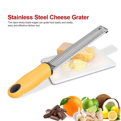 

Stainless Steel Lemon Zester Cheese Grater Fruit Vegetable Shredders Slicer Kitchen Tools Cheese Zester Lemon Grater