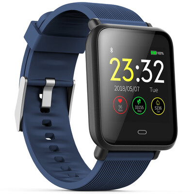 

Q9 Colorful Screen Waterproof Sports Smart Watch for Android iOS with Heart Rate Monitor Blood Pressure Functions