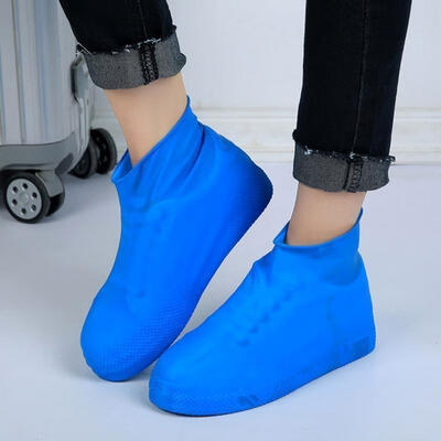 

Plus size Waterproof Rain Shoes Cover Anti-slip Boots Bike Reusable Overshoes CA