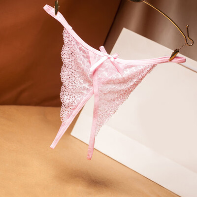 

Women Lace Open Crotch Sexy Panties Crotchless Hollow Flower Underwear G-Strings