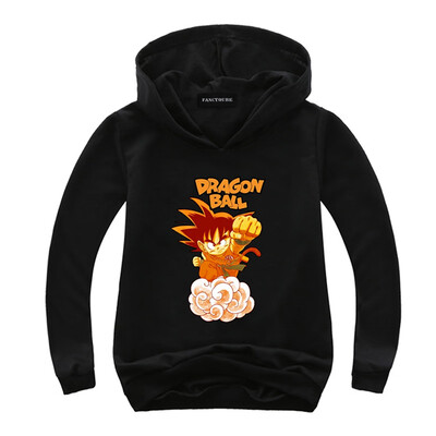 

lucasy Kids Dragon Ball Hoodie Long Sleeve Boys Pullover Tops Blouse