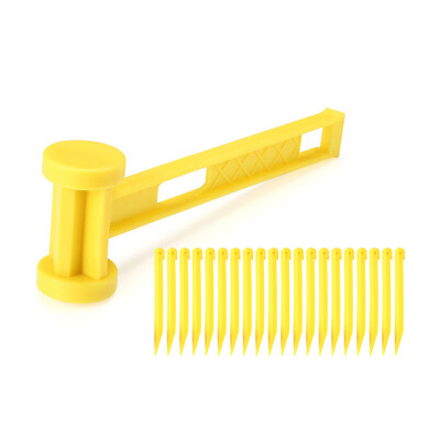 

Heavy Duty Plastic Lightweight Hammer 20Pcs 19cm Pegs for Tent Sand Camping Peg