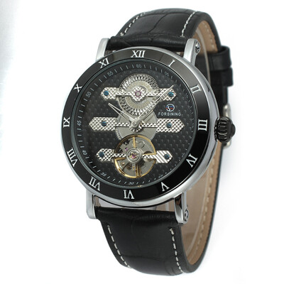 

Calendar Forsining Genuine Tourbillon Hollow Mens Automatic Mechanical Watch