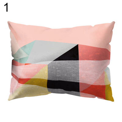 

Marble Grain Color Block Pillow Cover Cushion Case Car Sofa Bedroom Hotel Decor