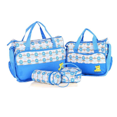 

5Pcs Baby Changing Diaper Nappy Bags Mummy Mother Handbag Multi-functional Bag Set