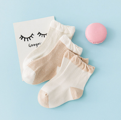 

ORIGINAL COLOUR COTTON BABIES SAFETY ANTIBACTERIAL SOCK NEW BORN NUNU STYLE