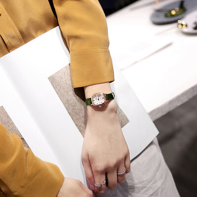 

French niche waterproof new watch girls ins wind simple temperament students Korean version of the square