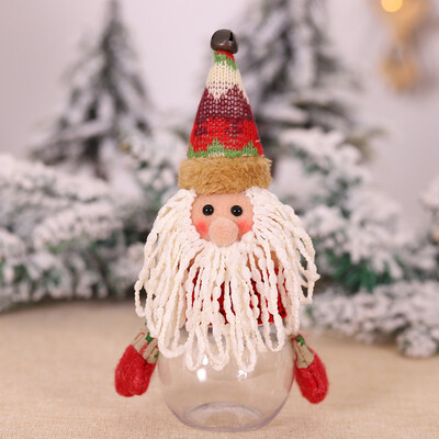 

〖Follure〗Christmas Candy Jar Storage Bottle Friends Child Kid Flannel Sweet Gifts Snowman