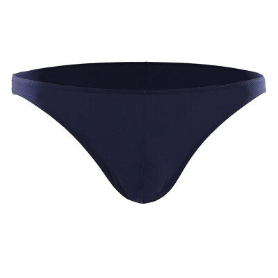 

Men Seamless Underwear Thin Sexy Low Waist U Convex Triangle Thong Boxer Briefs