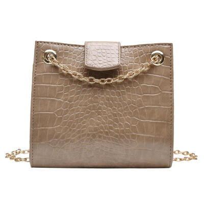 

Alligator Pattern Shoulder Handbags PU Leather Women Chain Crossbody Bags