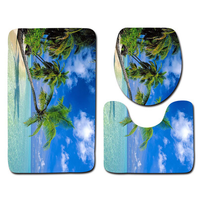 

〖Follure〗3pcs Non-Slip Bath Mat Bathroom Kitchen Carpet Doormats Decor