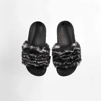 

FSD home cotton slippers women plush word wool slippers autumn&winter new bedroom 15505