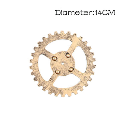

Toponeto European Modern Vintage Steampunk Gear Industrial Style Wall Home Decoration Sil