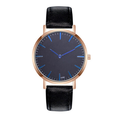 

Minimalist Wristwatches Casual Fashion Leather Strap Quartz Watches Clock Drop Shipping Women Simple Dial Relogio Feminino