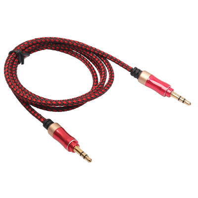 

1M 3FT 35mm Aux Cable Gold Plated Male to Male Car Audio Line for iPhone