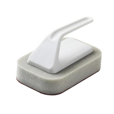 

Strong Decontamination Pan Sponge Scrub Brush w Handle Kitchen Clean Tool