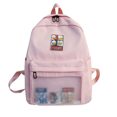 

Bf ancient feeling girl campus bag Korean high school students ins wind sen Japanese cute transparent backpack