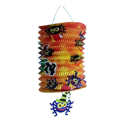 

Halloween Folding Organ Paper Lantern Childrens Portable Paper Lantern Halloween Party Decorations Lights