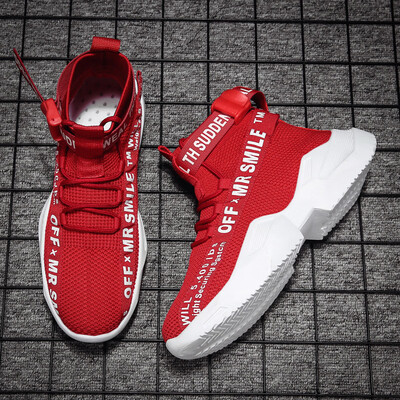 

Shoes mens high tide shoes trend wild tide canvas sports fashion mens shoes