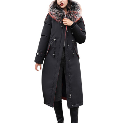 

Toponeto Women Solid Casual Thicker Winter Warm Loose Jacket Long Overcoat