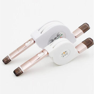 

Retractable Charge Cable 2-in-1 Micro USB Lightning Charging And Syncing Cable